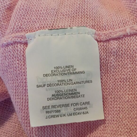 J. Crew Pink Sweater. Soft Knit .Timeless Design.Preppy - Picture 8 of 10